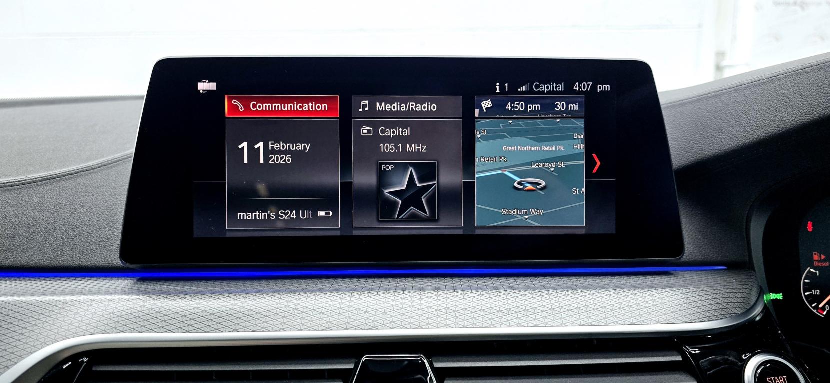 BMW 5 Series 2.0 520d M Sport Saloon 4dr Diesel Auto xDrive Euro 6 (s/s) (190 ps)